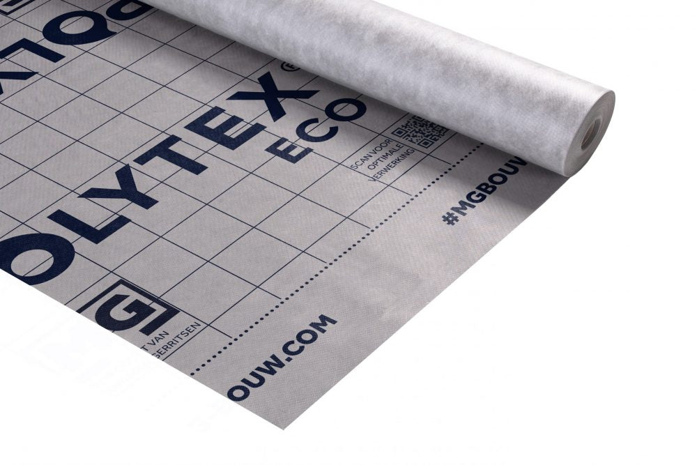 Polytex ECO 1.50 x 50 m1 (=75 m2) Damp-open - Waterkerend